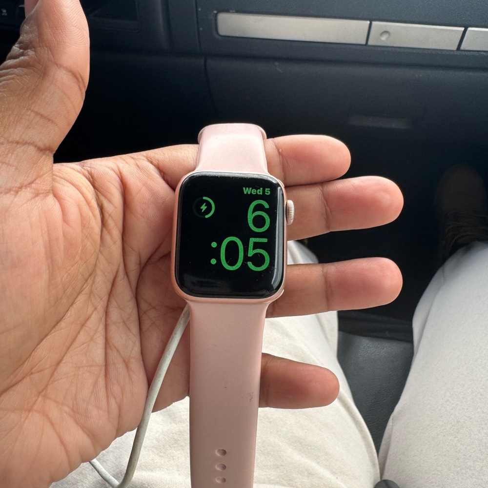 Smartwatch with Pink Band